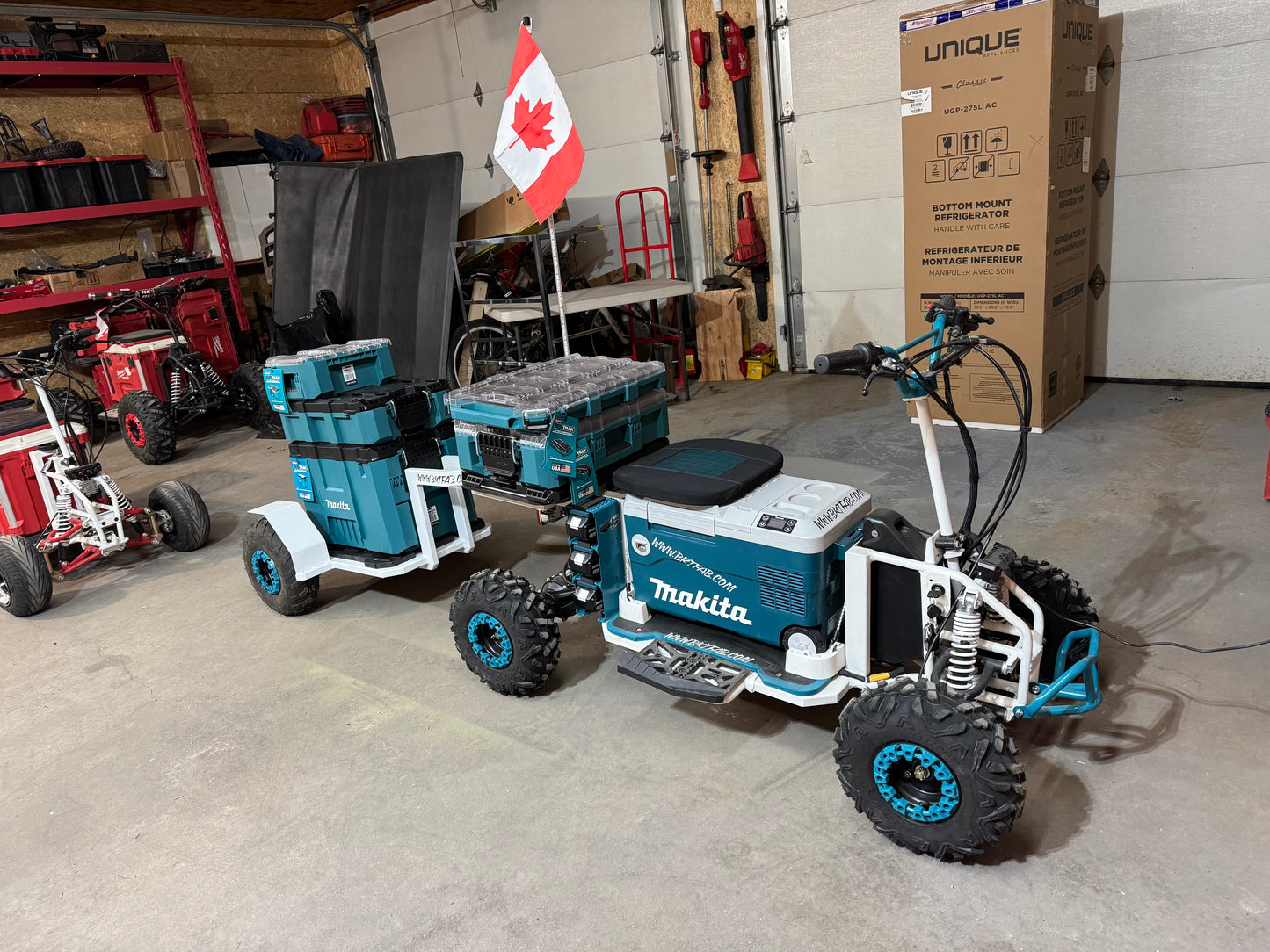 BKT FAB Makita 20v Cooler Cart