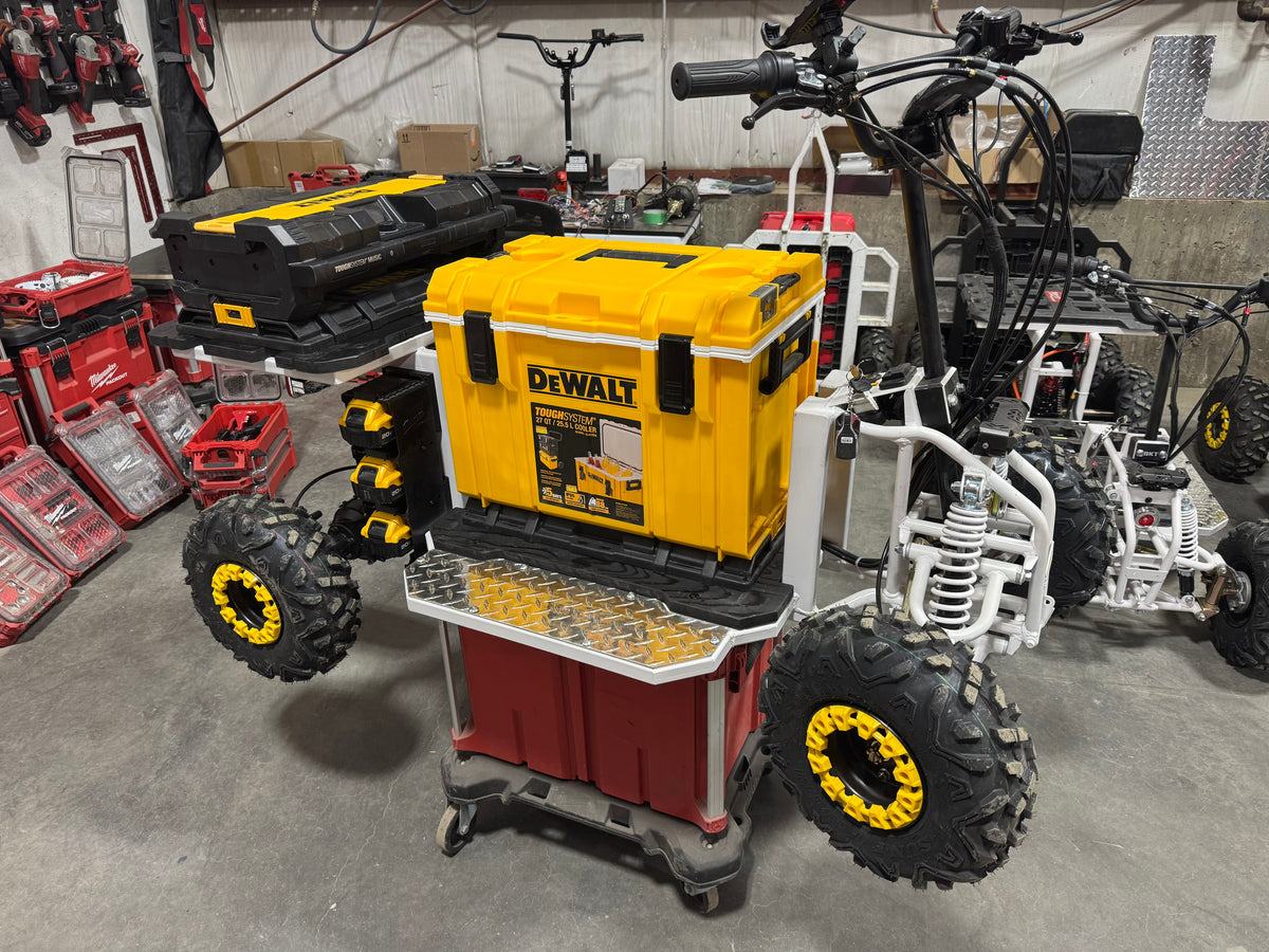 BKT FAB "DEWALT 20v/60v Flex volt" COOLER CART